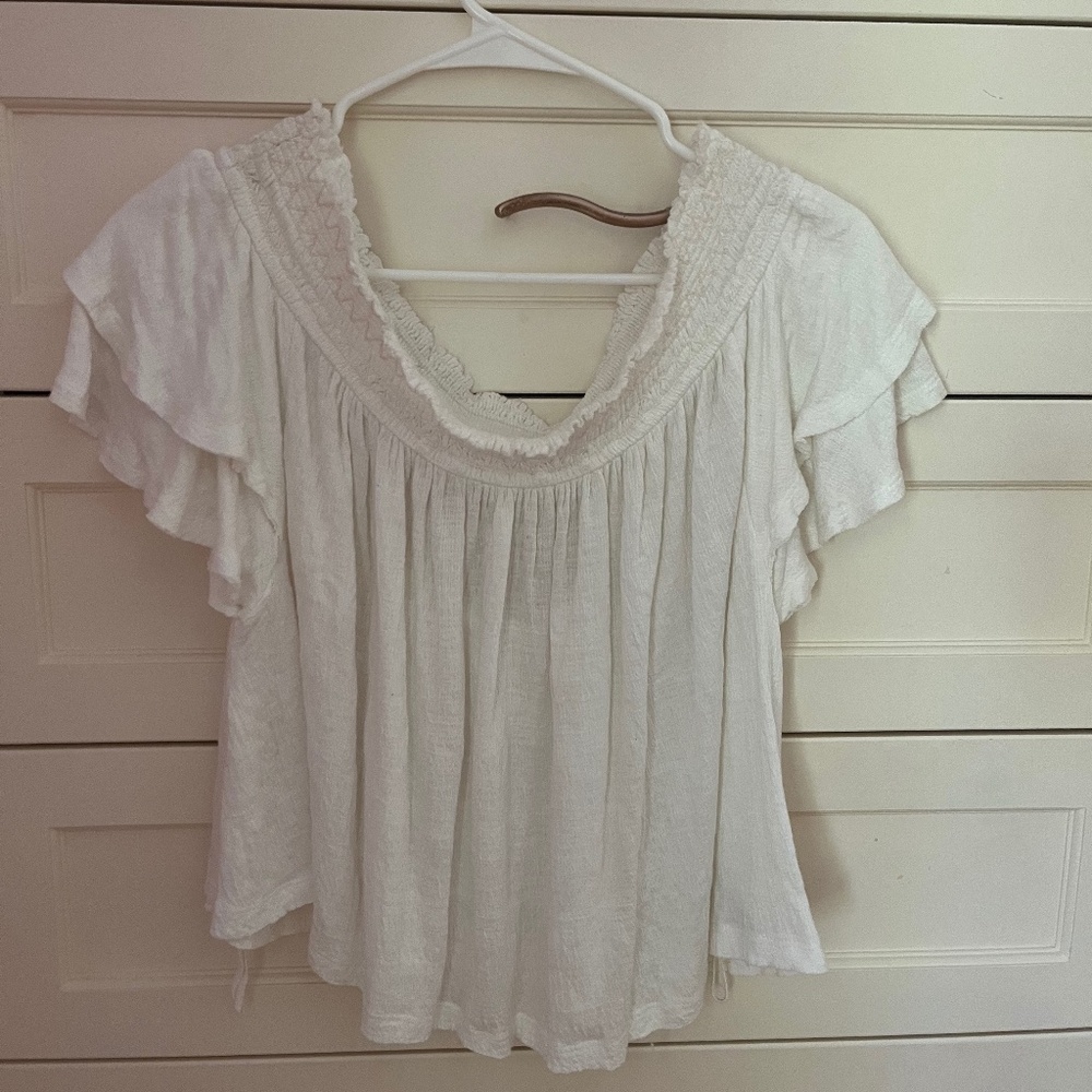 Free People Off the Shoulder Top